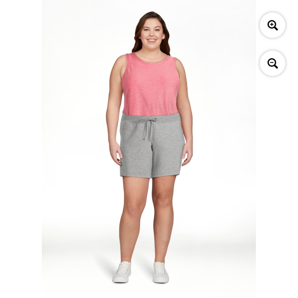 Athletic Works Med. Gray Heather Bermuda Shorts Size XS NWT